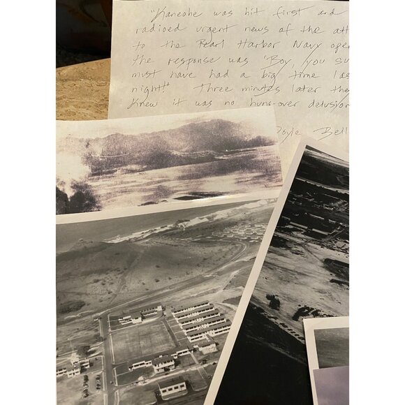 Vintage Pearl Harbor Attack Photos & Handwritten Notes December 7 1941 Historica - Picture 3 of 9